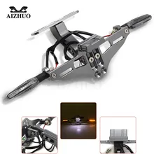 Универсальный держатель номерного знака мотоцикла поворотники для benelli trk 502 xmax 400 yamaha r1 ducati monster 600