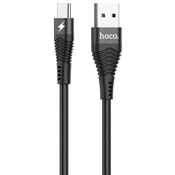 HOCO 5A USB C кабель Supercharge usb type C кабель для huawei mate 20 P30 P20 Pro Lite быстрое зарядное устройство кабель для samsung S10 S9 - Цвет: Черный