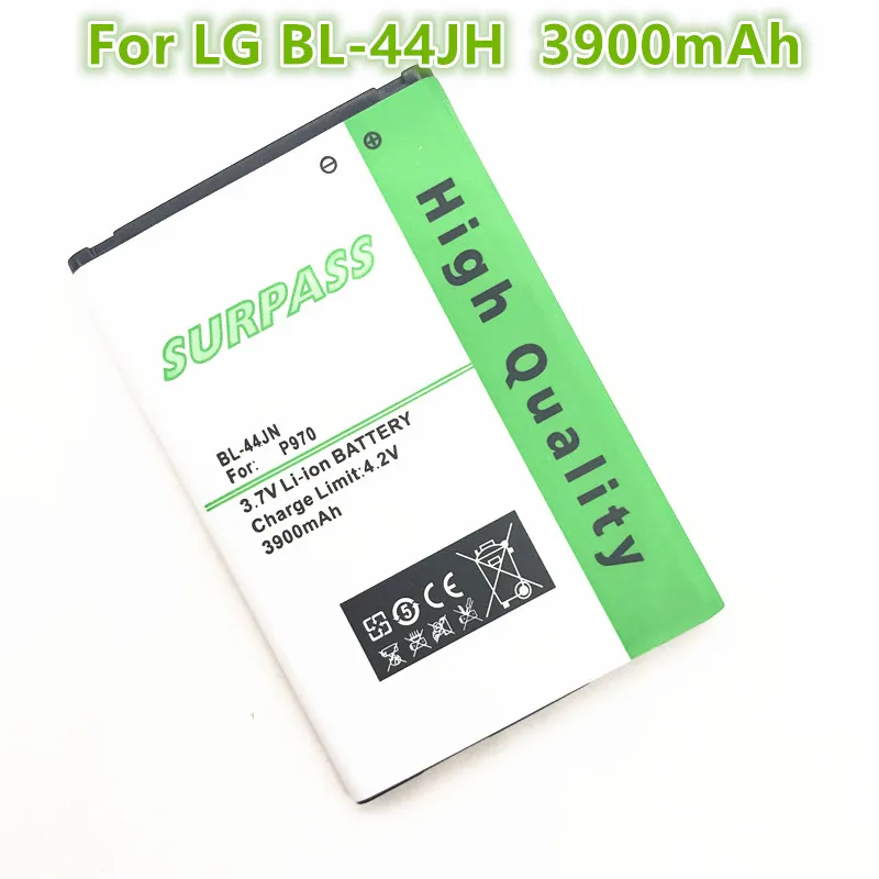 

3900mAh BL-44JH BL44JH Battery for LG Optimus L4 II E440 Optimus L5 II E460 Optimus L5 II E455 MS770 L7 P700 P705