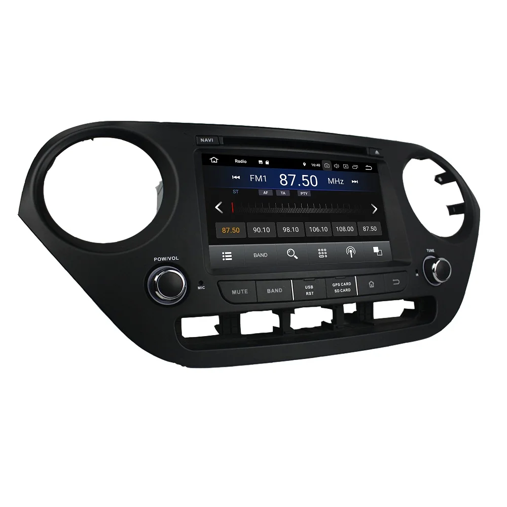 Clearance Android 8.1 Quad Core 7" Car Radio DVD GPS Multimedia Head Unit for Hyundai I10 2014 2015 2GB RAM Radio Bluetooth Mirror-link 1