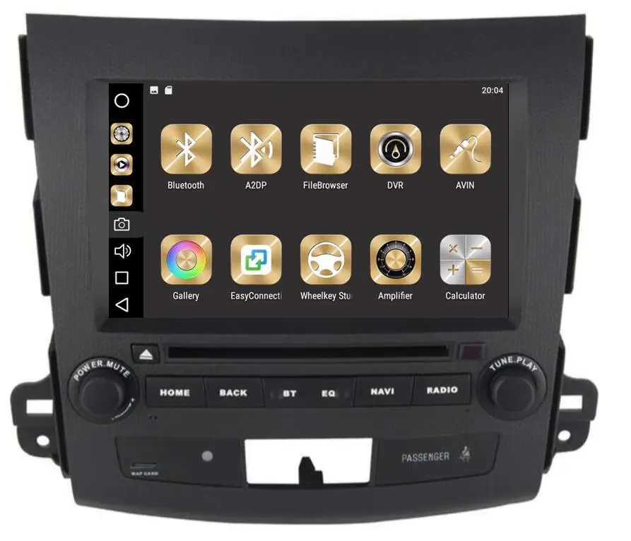 Sale 4GB Ram 8-Core 32GB Rom 8inch Android 9.0 Car Dvd Gps For Mitsubishi  Outlander 2007-2011  Radio Multimedia GPS NAVI  with DVD 5