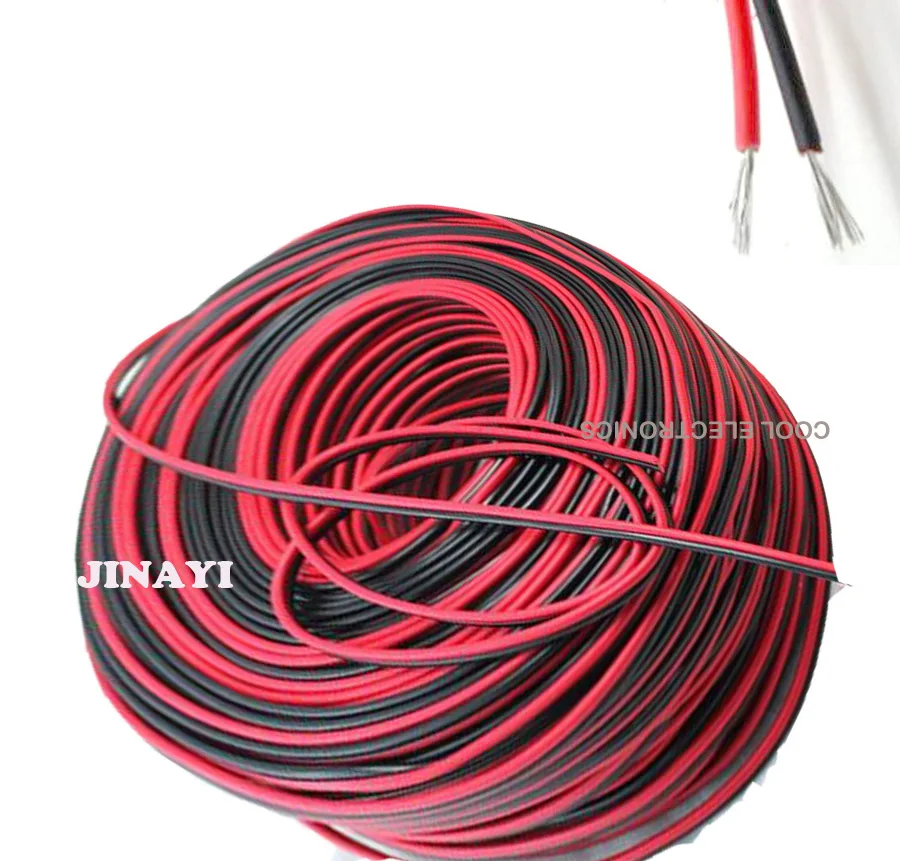 Электронный Удлинительный кабель 10 м 33 фута 18 AWG красный черный 2 Pin | Обустройство