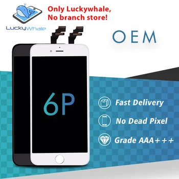 

OEM no dead pixel Glass Touch Screen Digitizer & LCD Assembly Display Replacement 5.5 inch For iPhone 6 Plus & Free Shipping