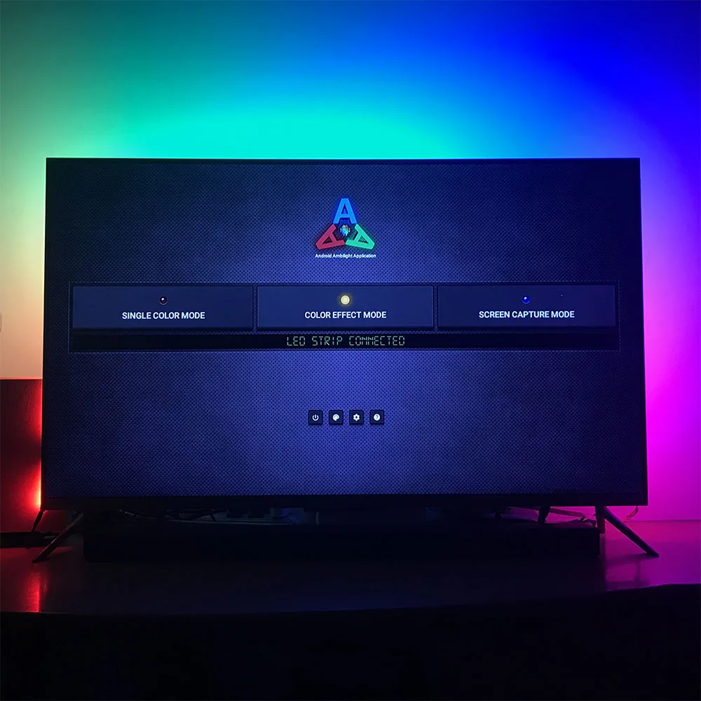 rgb sonho cor ws2812b tira para tv