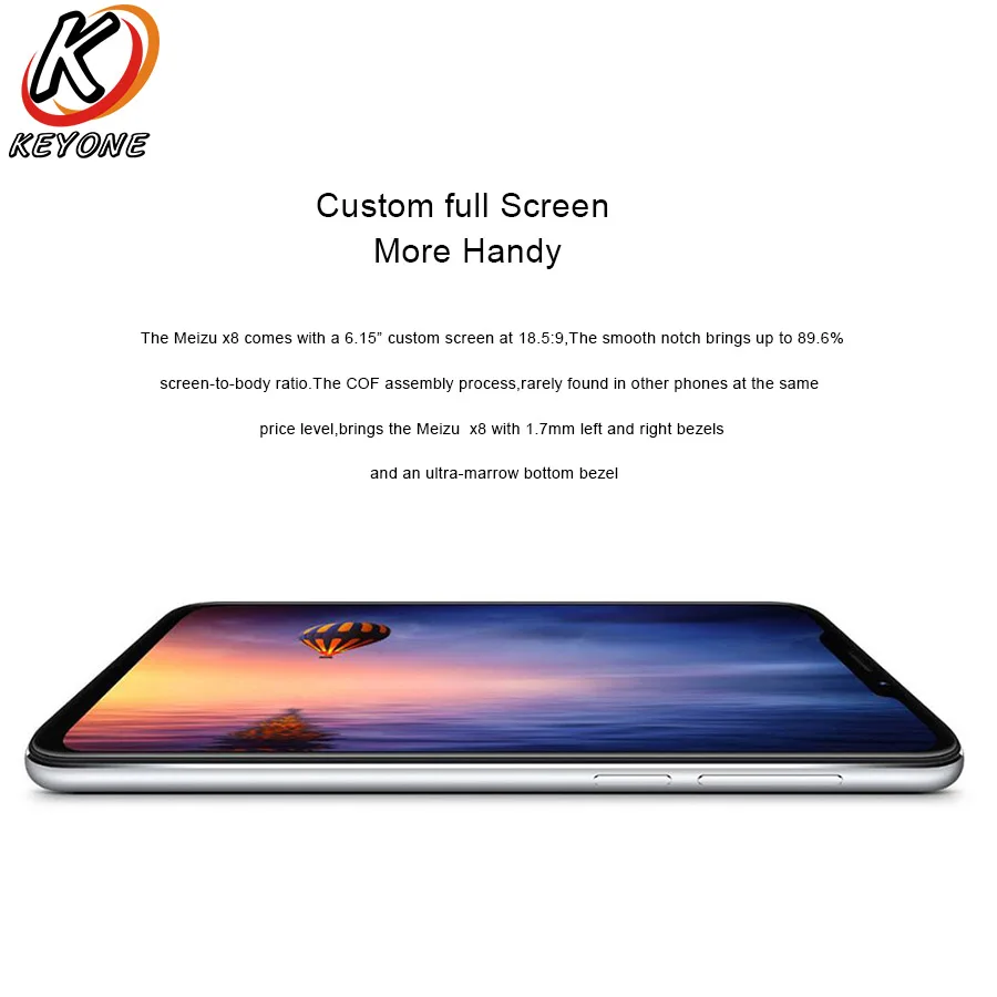 Cheap New Meizu X8 4G LTE Mobile Phone 6.2" 6GB RAM 128GB ROM Snapdragon 710 Octa Core 2220x1080 px Dual Rear Camera Smart Phone 5