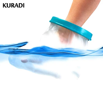 

New Waterproof Foot Cast Covers Shower Waterproof Protector Shower Bath Watertight Broken Foot Surgery Ankle Wounds Burns Adult