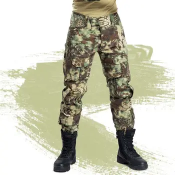 

Free shipping Outdoors Tactical Military Camouflage Pants Men Winter Army Pants Militar Snake tactical combat trousers 102102