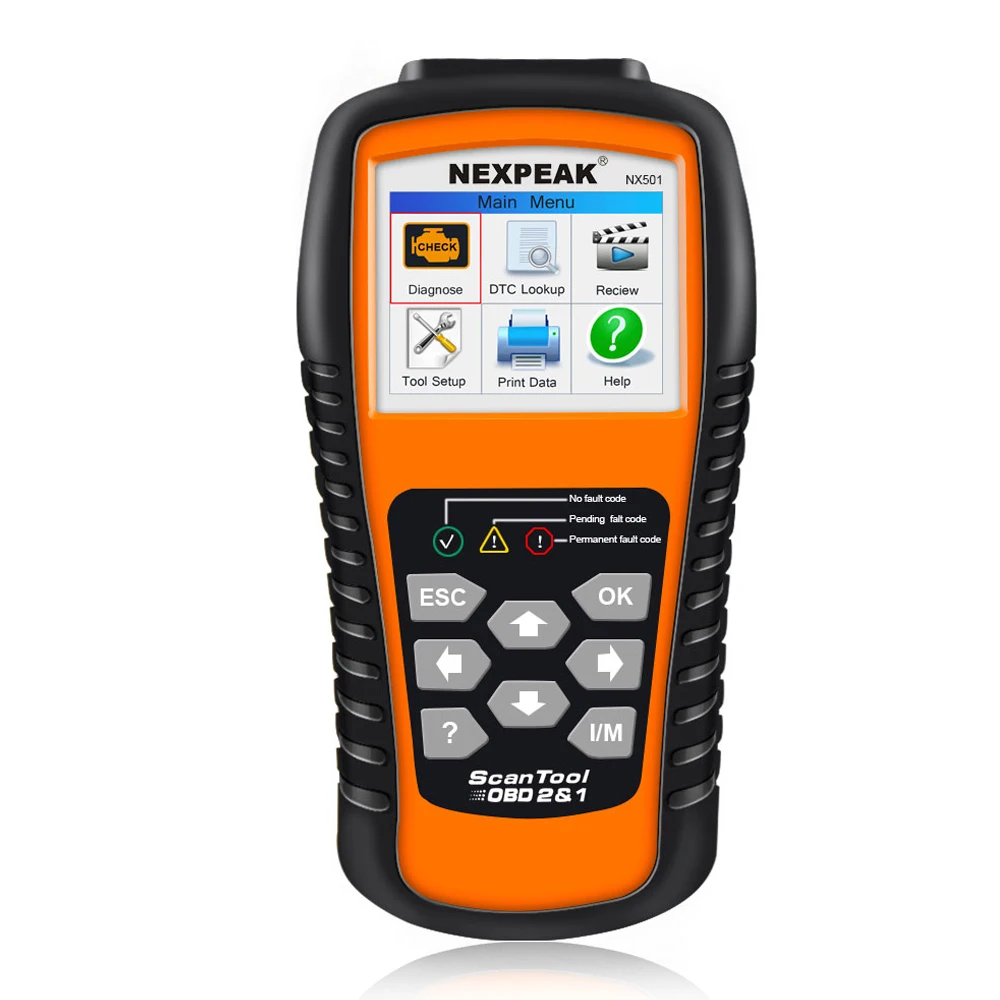 OBD2 Automotive Scanner NEXPEAK NX501 Enhanced ODB2 Car ...