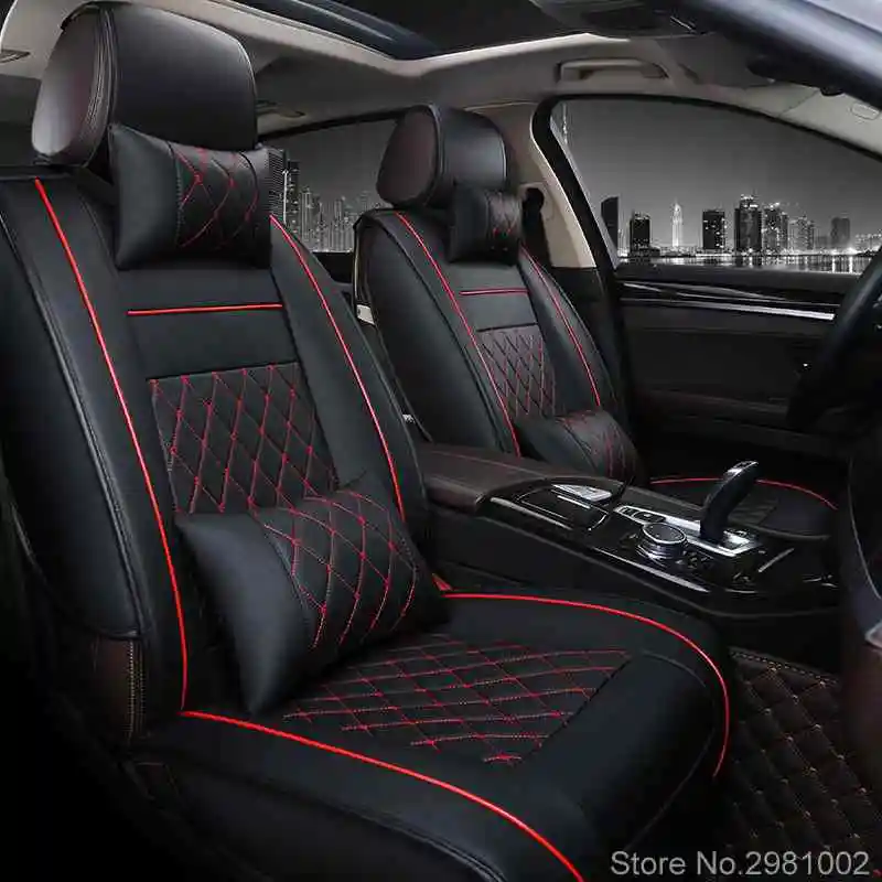 

Universal PU Leather car seat covers For Peugeot 205 307 206 308 407 207 406 408 301 607 3008 4008 5008 car accessorie styling