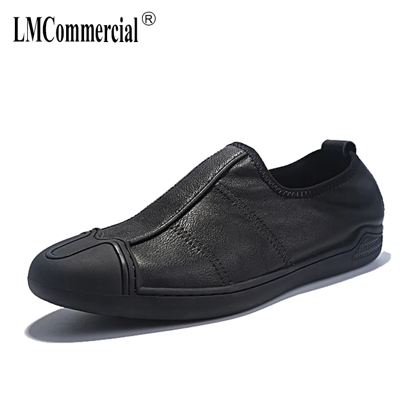 

spring autumn summer Casual shoes men Genuine Leather breathable soft all-match cowhide men's loafer shoes Driving shoes male