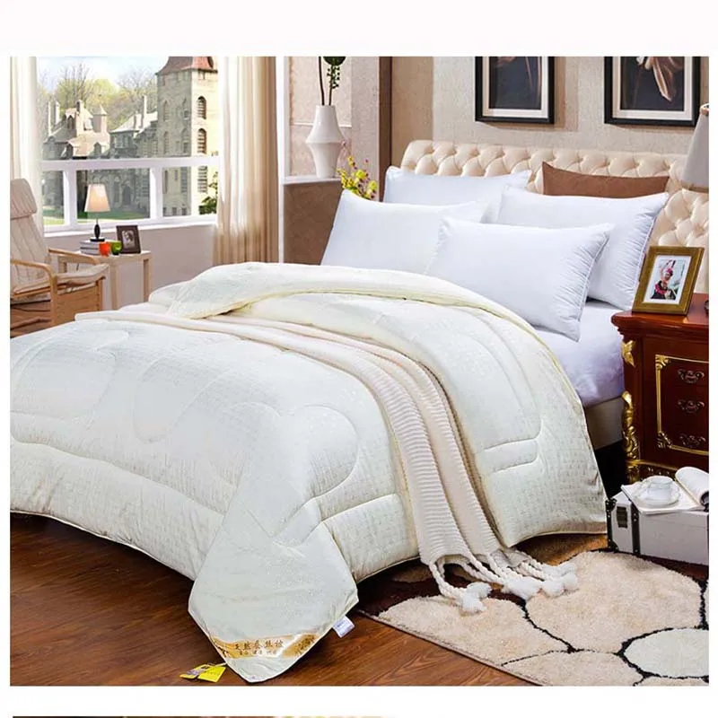 

Chpermore 100% Superfine fiber Spring Autumn Duvets Winter Quilt air conditioning Silk Comforter Bedspreads King Queen Twin Full