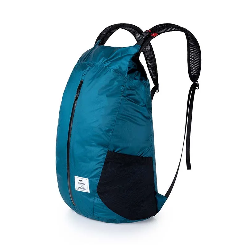 Naturehike Легкая спортивная сумка из ткани Cordura 30D нейлоновая сумка для бега 25L складная сумка модный рюкзак городская сумка - Цвет: Lake Blue