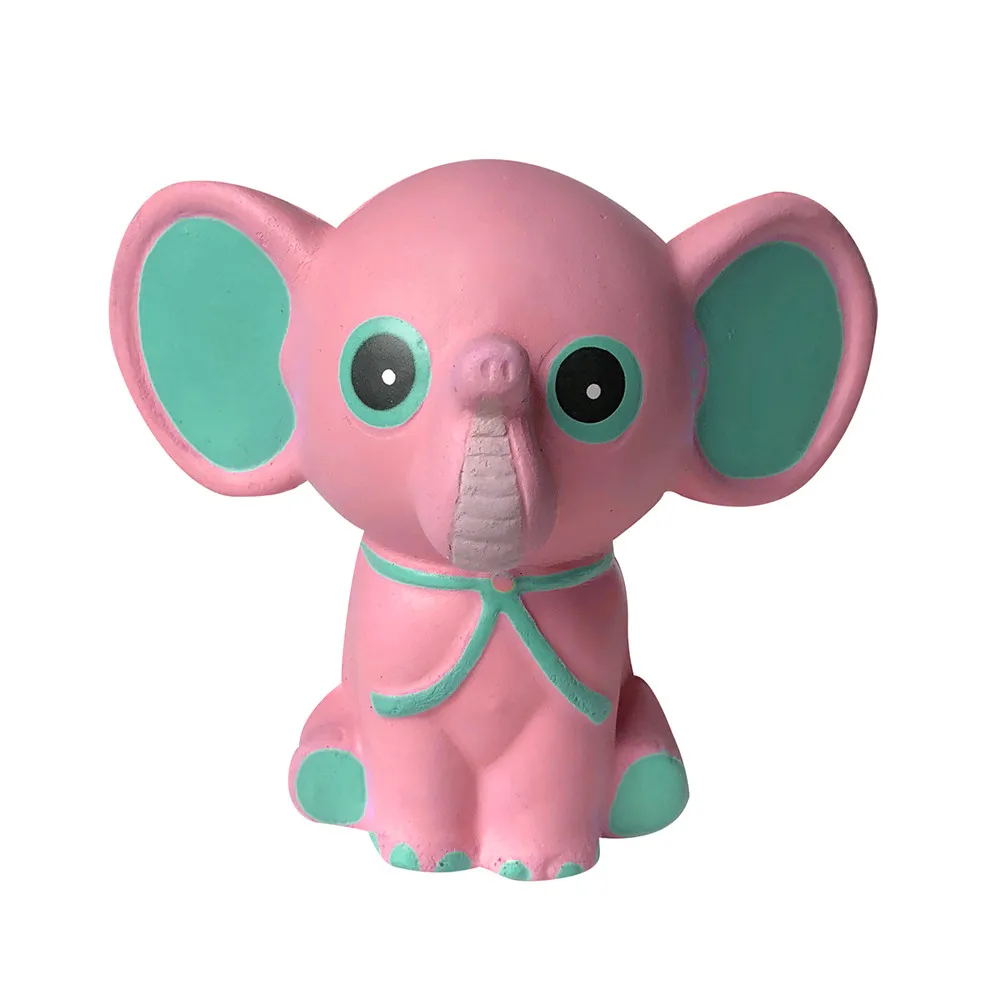 Смешные детские игрушки Симпатичные Squishies очаровательны слон замедлить рост для выдавливания крема Ароматические стресса игрушки