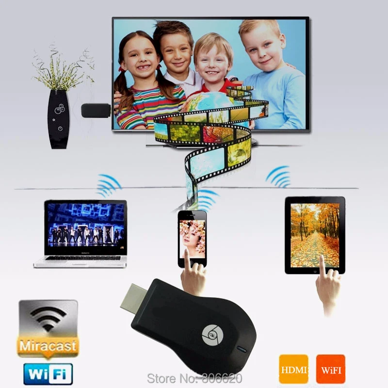 1080p Android TV Miracast Wireless Receiver HDMI Wifi Display Dongle with Google Chromecast for Home PC Laptop TV & Projectors_9