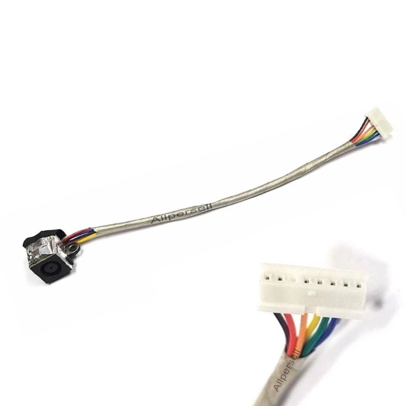 Laptop DC Power Jack Harness For De ll Stu dio 1535 1536 1537 1555 1557 1558 0K324D power socket Connector Cable