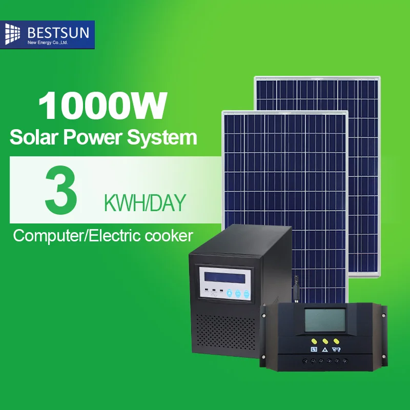 1000w solar power system for home off grid with low 