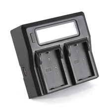 AC/DC Power LCD Dual Battery USB Charger Grip For Nikon DSLR D40 D40x D60 D3000 D5000