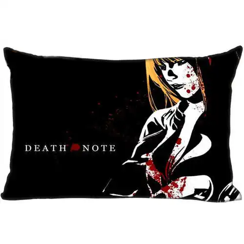 Лучшие наволочки на заказ The Death Note(1)@ спальня домашняя прямоугольная Наволочка на молнии(с одной стороны)@ 181205-05-01-63 - Цвет: Pillowcase