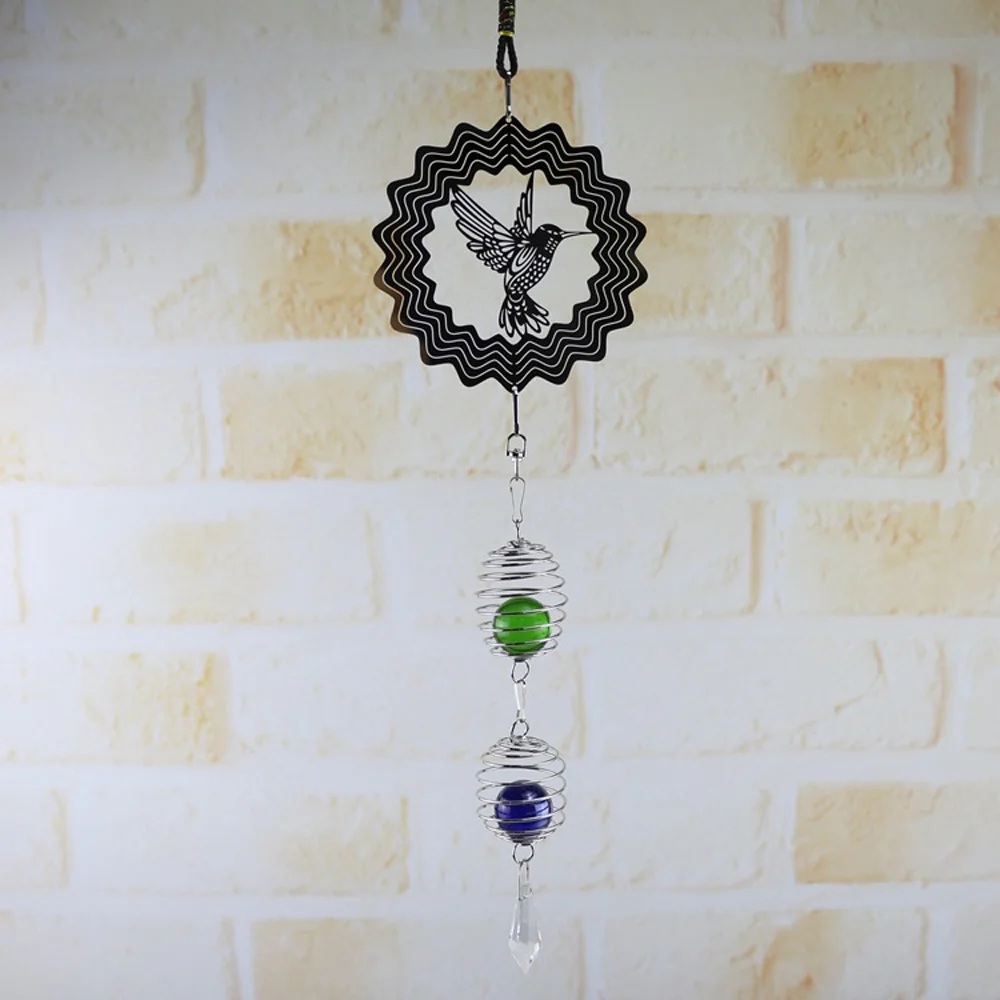 

Wind Chimes Spinner Spiral Rotating Wind Chime Crafts Church Yard Home Decor