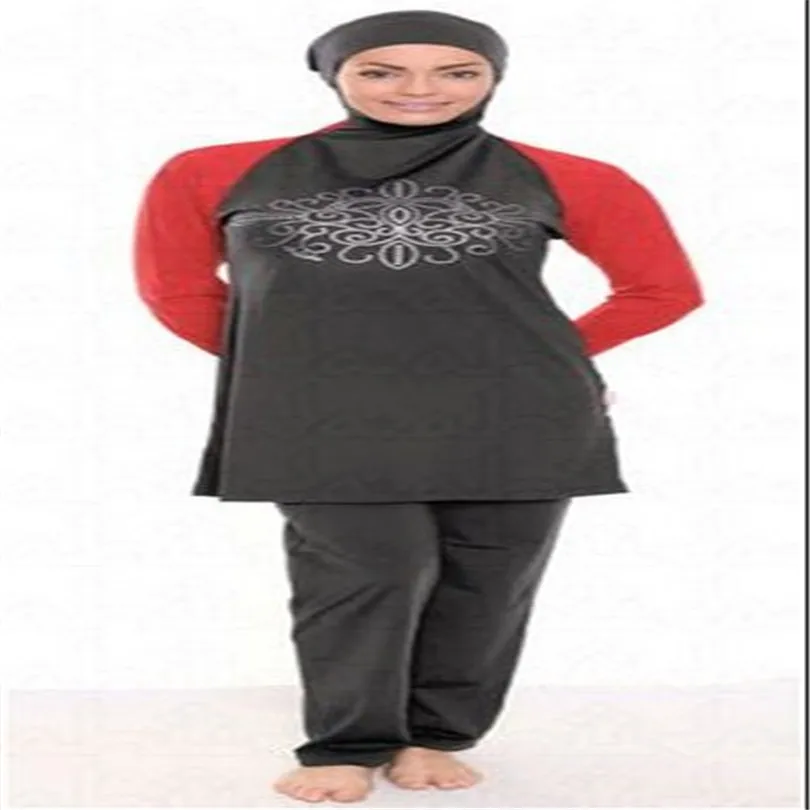 Full Coverage Modest Muslim Swimwear Islamic Swimsuit for Women Arab Beach Wear hijab Swimsuits bathing suit Good Quality |