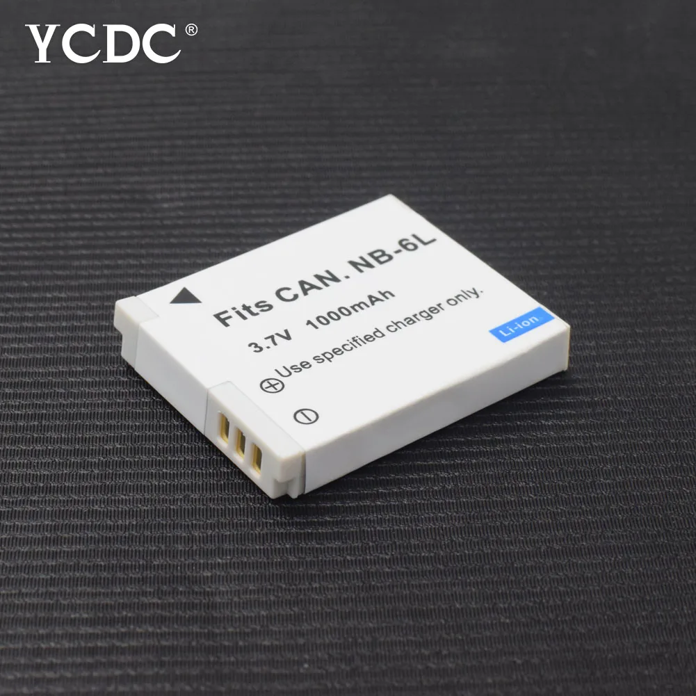 

1PC NEW NB-6L NB-6LH 3.7V 1000MAH Replacement Li-Ion Battery for CANON Powershot S90 S95 S120 D30 SX610 SX700 SX710 HS SX275 HS