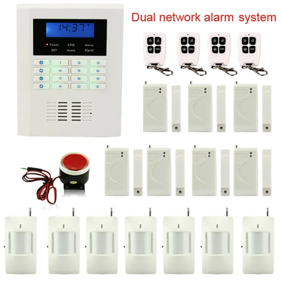 101 Zones Wireless GSM Home Security Alarm Burglar System for Fire