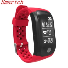 Smartch GPS Спорт Смарт сердечного ритма IP68 Водонепроницаемый S908 Bluetooth 4.2 мониторинг сна Шагомер умный Браслет для Android IO