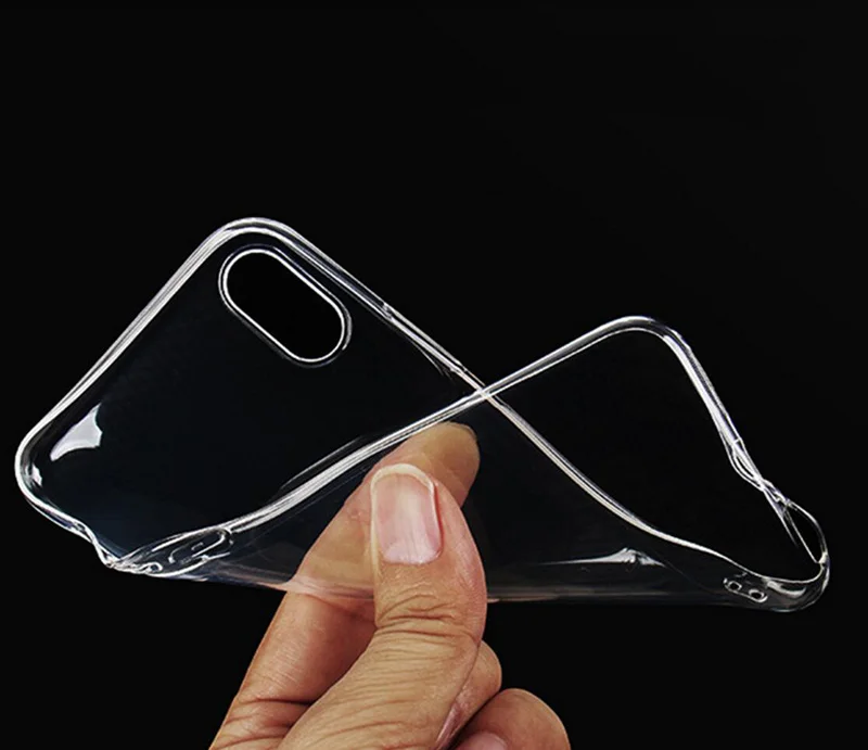 transparent silicone case iphone x (4)