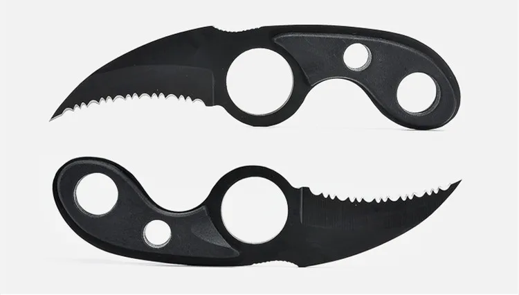 HS инструменты зубчатые карманные Боуи Karambit нож Открытый Кемпинг Медведь коготь с прохладной оболочкой режущий инструмент