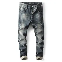 Новые джинсы мужские брюки мужские узкие джинсы modis мужская одежда 2018 уличная для осени Весна 99.2% хлопок хип-хоп зимние брюки