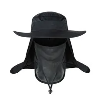 PureLeisure нейлоновая камуфляжная шляпа с защитой от ультрафиолета, Рыболовная Шапка для защиты лица шеи, мужская шляпа-Панама, рыболовные шляпы для мужчин - Цвет: 03