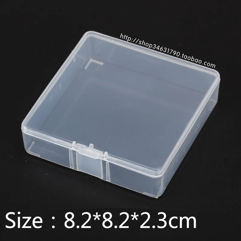 

Component & Accessories Boxes transparent plastic Boxes product storage & packaging & Small Parts square Box Free Shipping