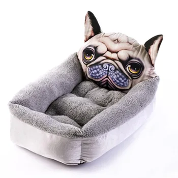 

Pet Cat Dog Bed Animal Cartoon Shaped Pet Kennels Sofa Winter Warming Cat's House Dogs Cover Puppy Cave Sleeping Bag
