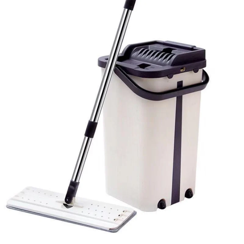 

Dust Mop Home Household Rotatable Floor Cleaning with Replacement Heads DC120