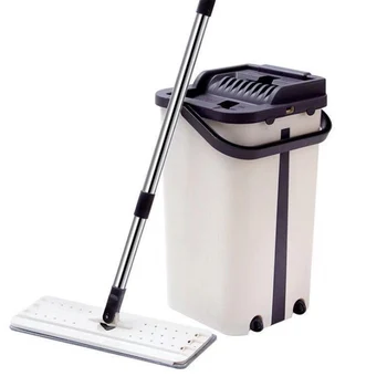 

Dust Mop Home Household Rotatable Floor Cleaning with Replacement Heads DC120