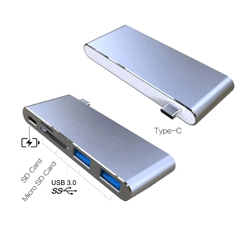USB-C-Hub-Multiport-Type-C-HUB-Adapter-Converter-with-2-USB-3.0-Ports-Type-C-Charging-Port-SDTF-Card-Reader-for-MacBook--(2)