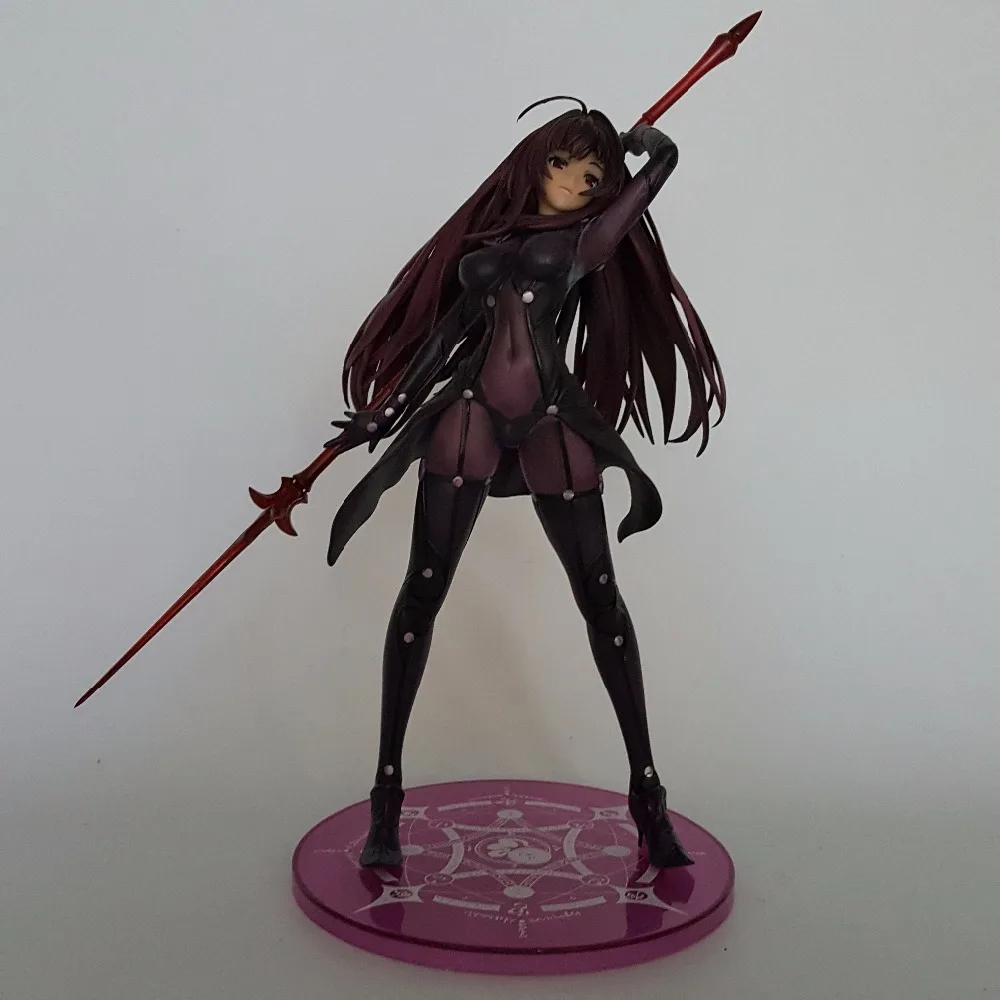 Fate/оставайтесь ночью фигурки Fate Grand Order Lancer PVC 270 мм Аквамарин Fate аниме, модели игрушки Fate Grand Order