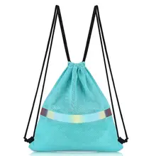 Модный рюкзак на шнурке, Сумка с дышащей сеткой, рекламная спортивная сумка, сумки для спортзала