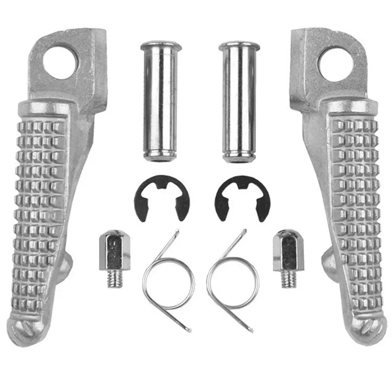 Motorcycle Front Footrests Foot Rests Pegs For Kawasaki Z1000 2007-2013 Z750 Z750S 2007-2010 ZX-6R ZX6R ZX 6R 2003-2014 | Автомобили и