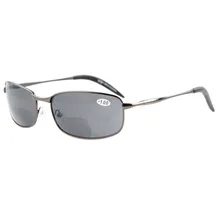 S15006 бифокальный окуляр металлическая оправа открытый бифокальные Солнцезащитные очки+ 1,0/+ 1,5/+ 2,0/+ 2,5/+ 3,0/