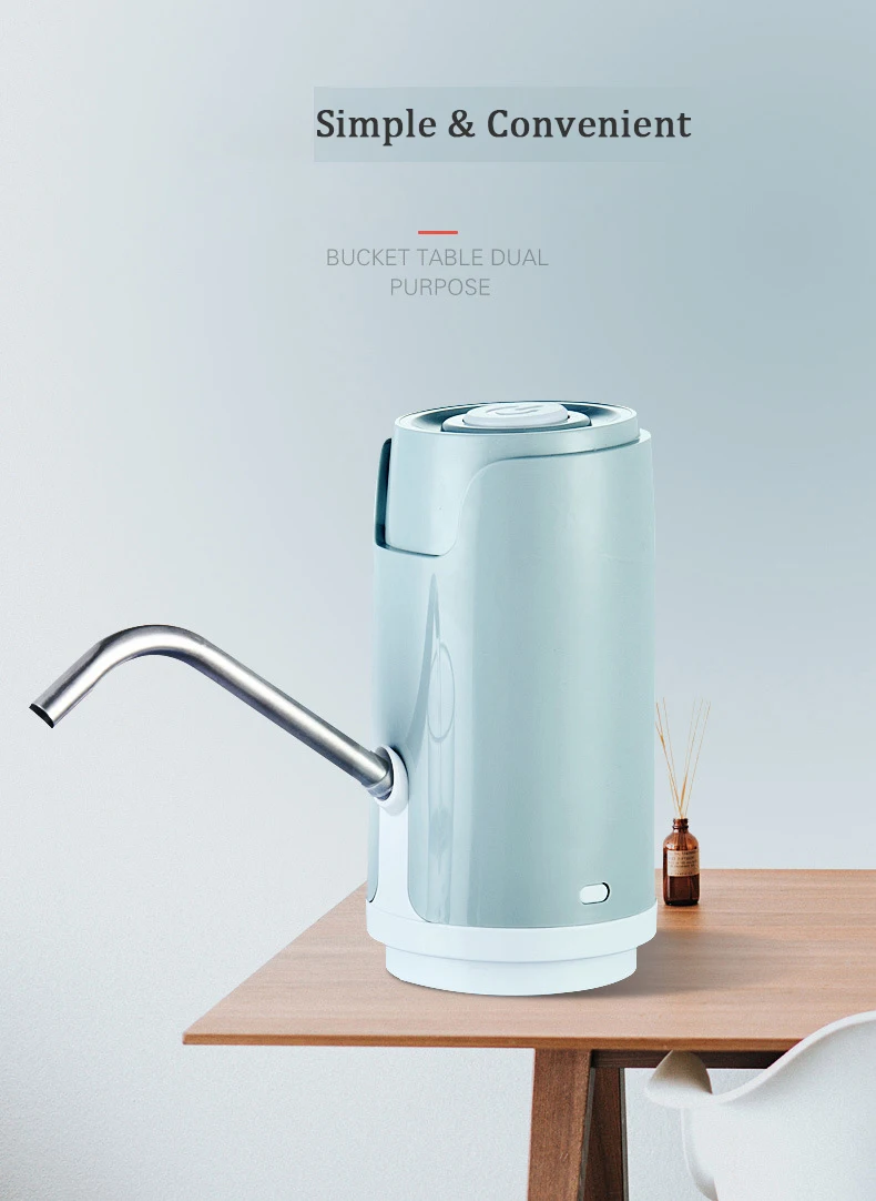 Kbxstart Электрический автоматический бутилированный диспенсер для холодной воды портативный мини диспенсер De Agua насос для питьевой воды для бутылки