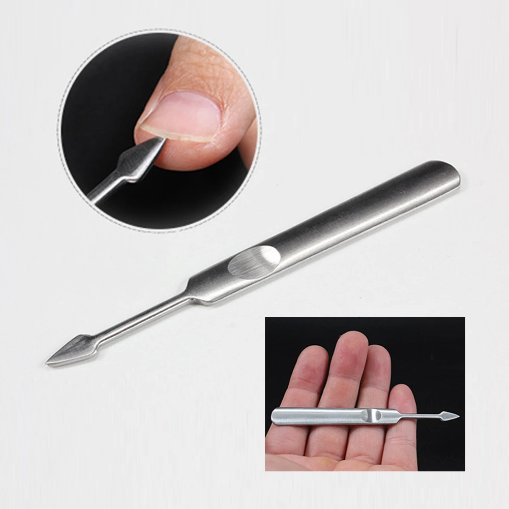 

Pedicure Stainless Steel Manicure Sharp Pick Ear-pick Nail Cleaner 5 Types Personal Care Dead Skin Fork Manicure Tools