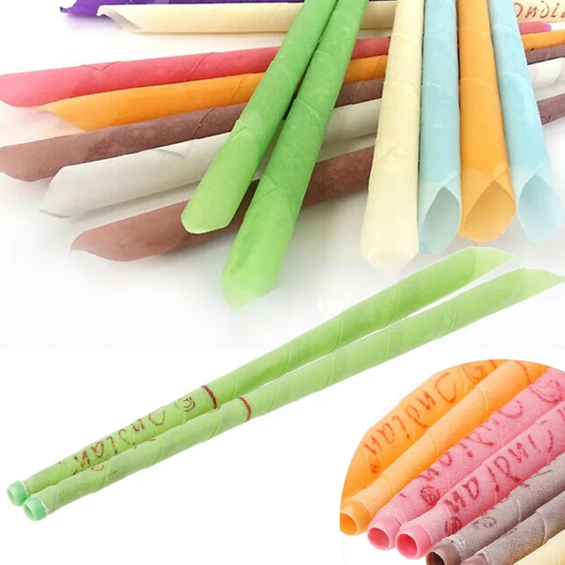 40Pcs E ar Wax Cleaner Coning Pure Bee Candle Ear Candles Plugs Coning Fragrance Ear Treatment