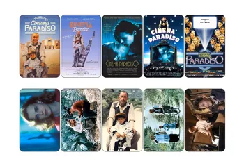 

10 pcs/lot Cinema Paradiso Movie Poster Collectibles Sticker Card DIY Craft Decoration Scrapbooking Planner Stickers 1620