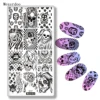 1Pc Halloween Series Celebration Nail Stamping Plate Cute Skull Pattern DIY Nail Art Image Stamp Stamper Manicure Template C17 1