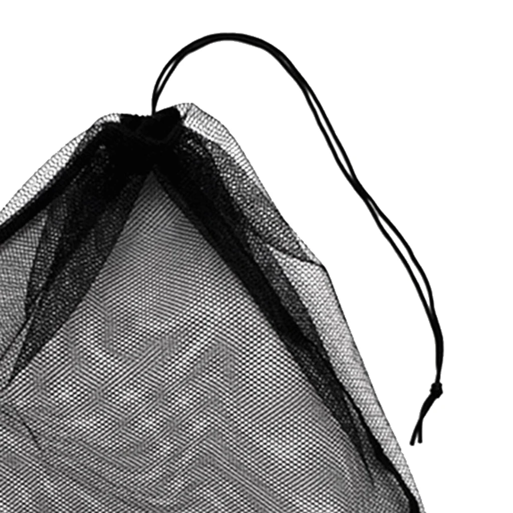 2 Pieces Heavy Duty Carrying Mesh Drawstring Gear Bag For Snorkeling Fins Flippers Sport  Diving Bags