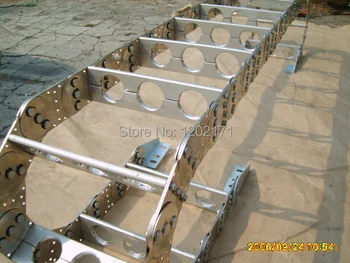 

Classical steel bridge type cable chain for machine tools