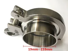 A Set 38mm Pipe O/D Sanitary 1.5 Tri Clamp Weld Ferrule + Tri Clamp + Silicon Gasket 304 Stainless Steel For Homebrew