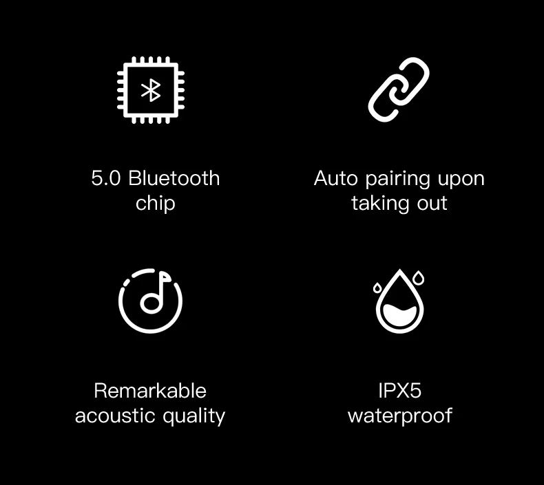 IONCT TWS Bluetooth 5,0, беспроводные наушники, свободные руки, наушники, спортивные наушники, гарнитура, зарядная коробка, дисплей питания