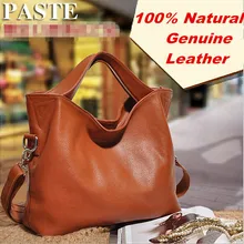 De lujo 100% de Garantía de cuero Genuino Naturales mujeres bolso de La Manera bolso de hombro de Alta calidad Famosa Marca mujeres messenger bags